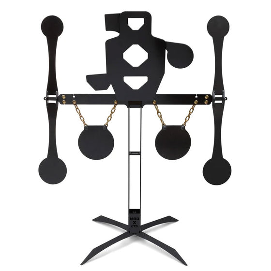 Triple Threat Shooting Target Moving Kit with Spinners and Gongs